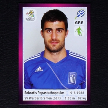 Papastathopoulos Panini Sticker No. 87 - Euro 2012