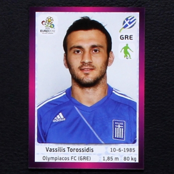 Torossidis Panini Sticker No. 92 - Euro 2012