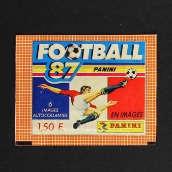 Football 87 Panini Sticker Tüte Frankreich