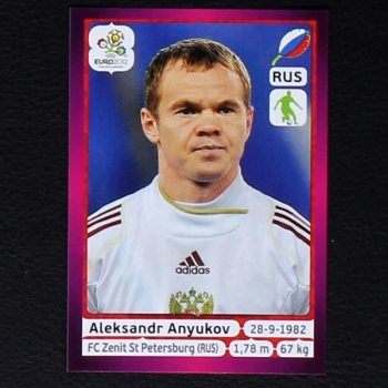 Anyukov Panini Sticker No. 116 - Euro 2012