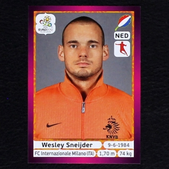 Sneijder Panini Sticker No. 182 - Euro 2012