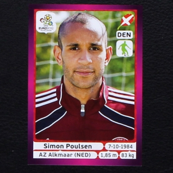 S. Poulsen Panini Sticker No. 207 - Euro 2012