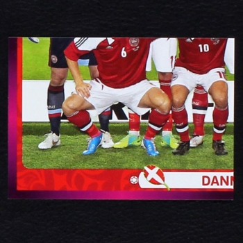 Danmark Team Part 3 Panini Sticker No. 198 - Euro 2012