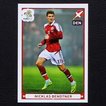 Bendtner Panini Sticker No. 222 - Euro 2012