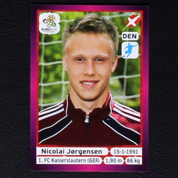 Jorgensen Panini Sticker No. 218 - Euro 2012