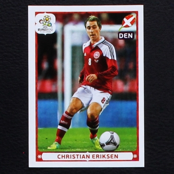 Eriksen Panini Sticker No. 221 - Euro 2012