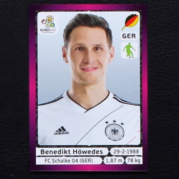 Höwedes Panini Sticker No. 236 - Euro 2012