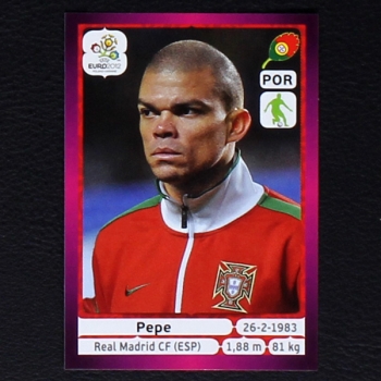 Pepe Panini Sticker No. 261 - Euro 2012