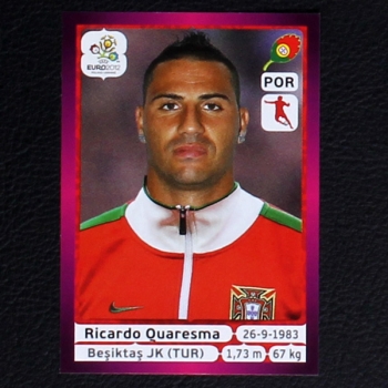 Quaresma Panini Sticker No. 273 - Euro 2012