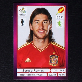 Ramos Panini Sticker No. 291 - Euro 2012