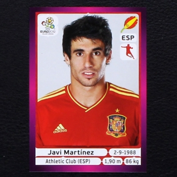 Martinez Panini Sticker No. 294 - Euro 2012