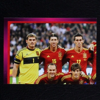 Espana Team Part 1 Panini Sticker No. 283 - Euro 2012