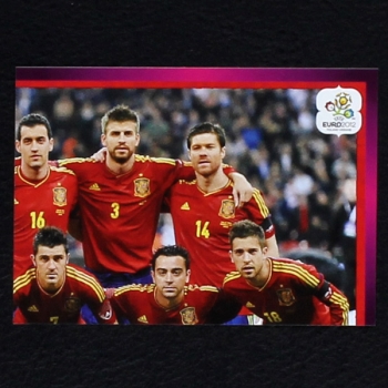 Espana Team Part 2 Panini Sticker No. 284 - Euro 2012