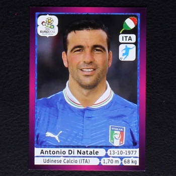 Di Natale Panini Sticker No. 333 - Euro 2012