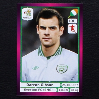 Gibson Panini Sticker No. 352 - Euro 2012