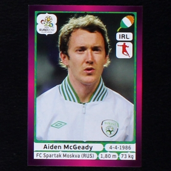 McGeady Panini Sticker No. 359 - Euro 2012