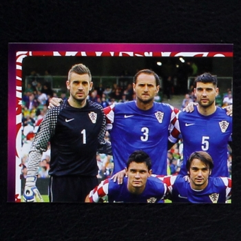 Hrvatska Team Part 1 Panini Sticker No. 370 - Euro 2012