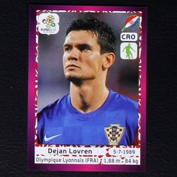 Lovren Panini Sticker No. 378 - Euro 2012