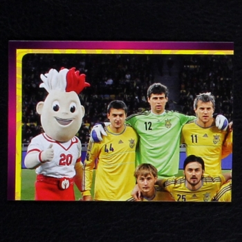 Ukrajina Team Part 1 Panini Sticker No. 399 - Euro 2012