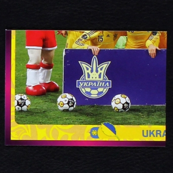 Ukrajina Team Part 3 Panini Sticker No. 401 - Euro 2012