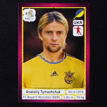 Tymoshchuk Panini Sticker No. 412 - Euro 2012