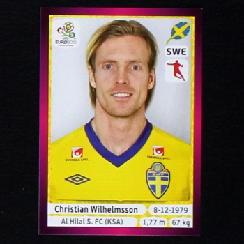 Wilhelmsson Panini Sticker No. 446 - Euro 2012