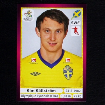 Kallström Panini Sticker No. 442 - Euro 2012