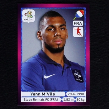 M'Vila Panini Sticker No. 472 - Euro 2012