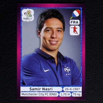 Nasri Panini Sticker No. 476 - Euro 2012