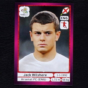 Wilshere Panini Sticker No. 502 - Euro 2012