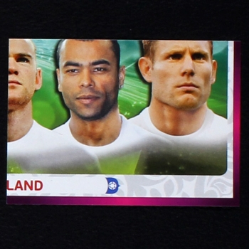 England Team Part 4 Panini Sticker No. 489 - Euro 2012