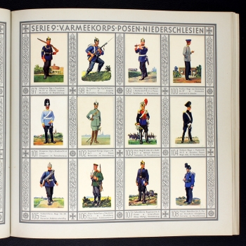 Uniformen der alten Armee Waldorf 1932 Album komplett