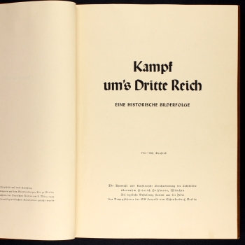 Kampf um's Dritte Reich Zigarretten Industrie 1933 Album komplett