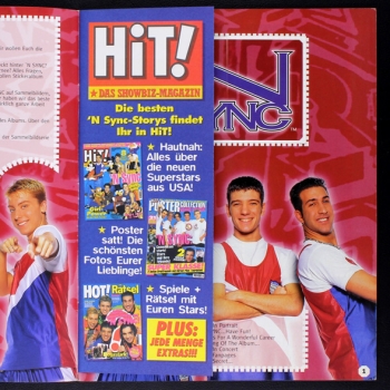 N-Sync DS Sticker Album komplett