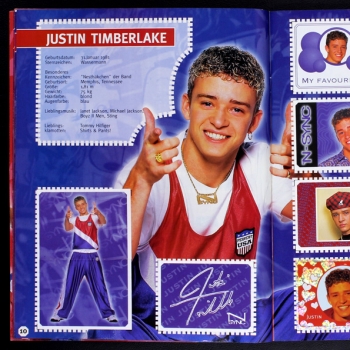 N-Sync DS Sticker Album komplett