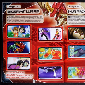 Bakugan Panini sticker album complete