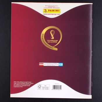 Qatar 2022 Panini Sticker Album komplett ungeklebt - A