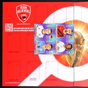 Qatar 2022 Panini Sticker Album komplett ungeklebt - A