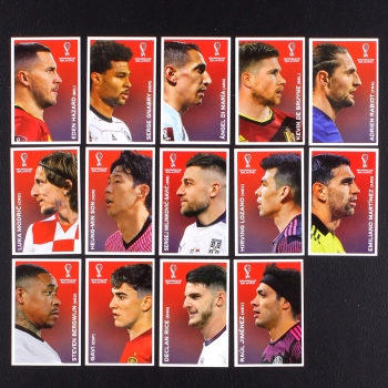 Qatar 2022 Panini Sticker Album komplett ungeklebt - A