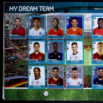 Euro 2020 Preview Panini Sticker Album komplett