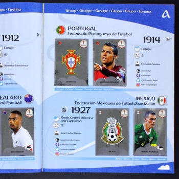 Confederations Cup Russia 2017 Panini Sticker Album komplett