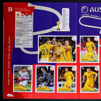 Confederations Cup Russia 2017 Panini Sticker Album komplett