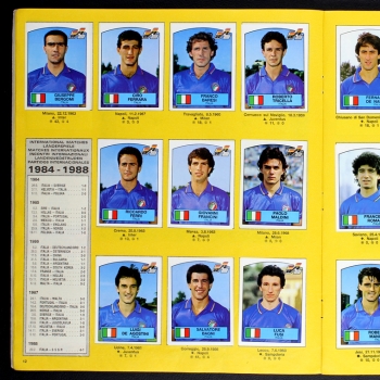 Euro 88 Panini sticker album complete