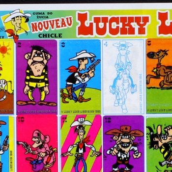 Lucky Luke sticker Folder - Bubble Gum