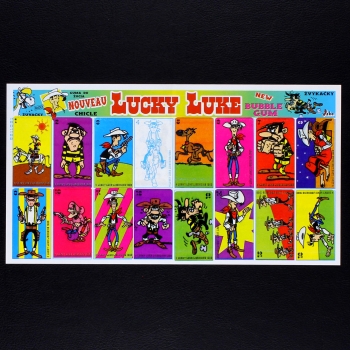 Lucky Luke sticker Folder - Bubble Gum