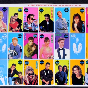 Beverly Hills 90210 Kuroczik sticker Folder - Bubble Gum