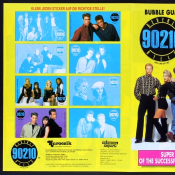 Beverly Hills 90210 Kuroczik Sticker Folder - Kaugummi Bilder