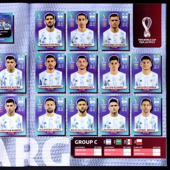 Qatar 2022 Panini sticker album complete