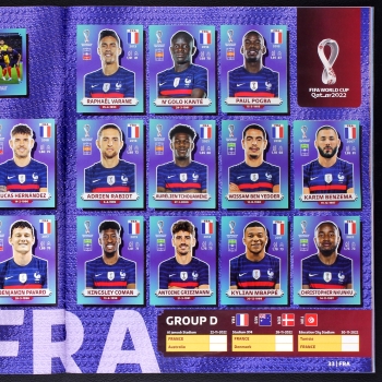 Qatar 2022 Panini sticker album complete