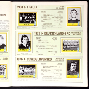 Euro 80 Panini Sticker Album komplett